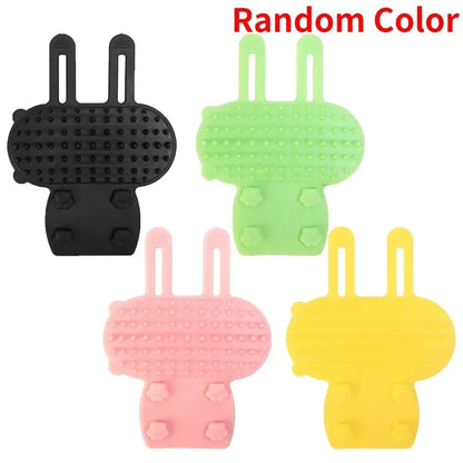 4/1PCS Silicone Pet Cat Hair Removal Massage Comb Cat Dog Scratching Rubbing Brush Kitten Grooming Self Cleaning Scratcher Combs