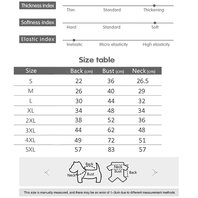 Pet Supplies Winter Dog Clothes for Small Dogs Warm Fleece Large Dog Jacket Waterproof Pet Coat with Harness Chihuahua Clothing Puppy Size Table