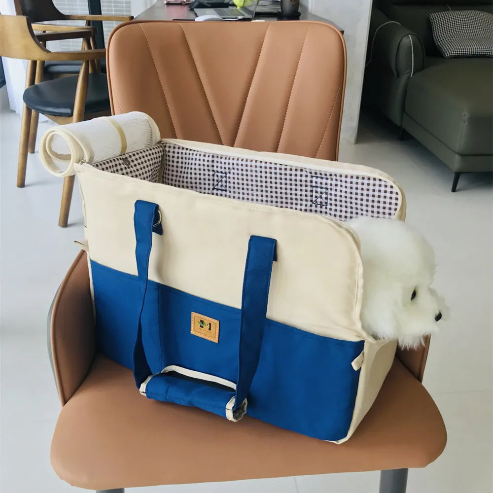 Portable Petcat Shoulderhandbag Petdog Carrier Bag Car Seat Nonslip Dog Carriers Safe Pet Products Cat Carrier Small Dog Handbag