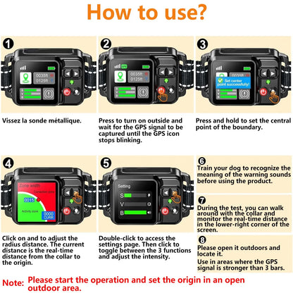 GPS Wireless Dog Fencing System 