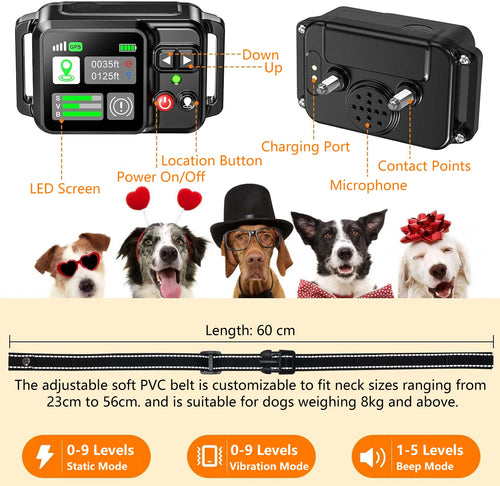 GPS Wireless Dog Fencing System 