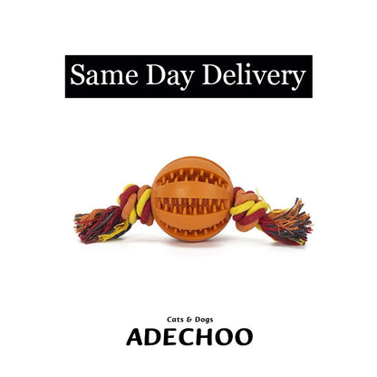 Same Day Delivery Dog Toy Interactive Bal for Dog Chewing Toys for Pet Tooth Cleaning Dog Food Ball Solid Toy Ball Dog Chewing